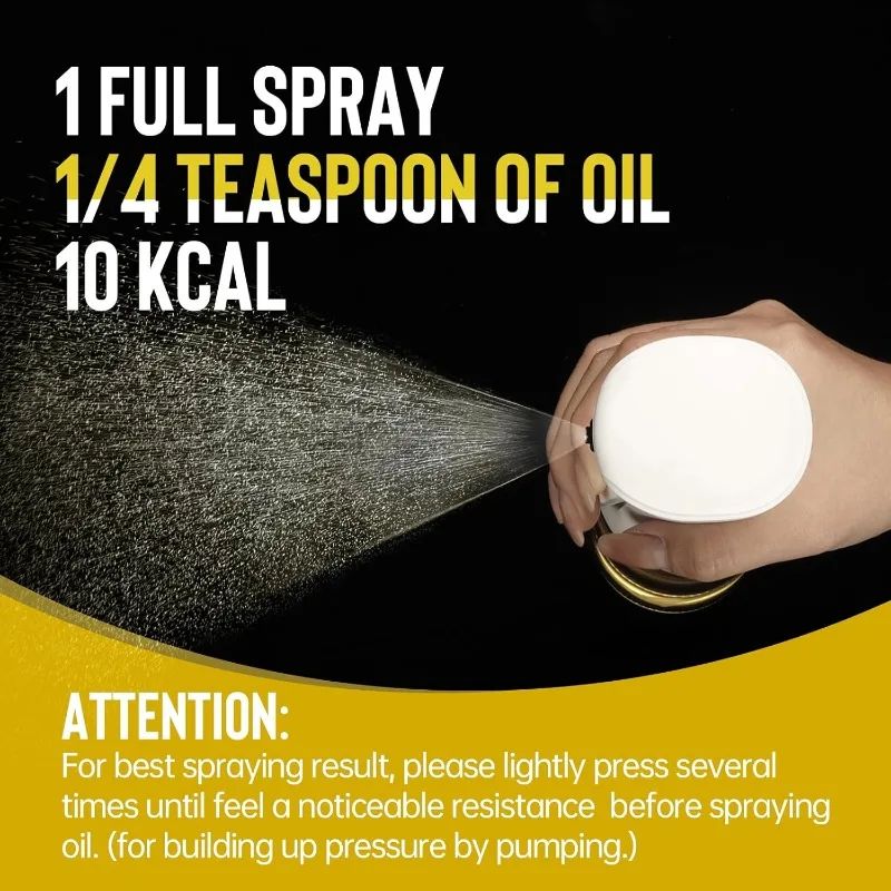 Spray de óleo para cozinhar-dispensador de azeite garrafa spray névoa-reutilizáv