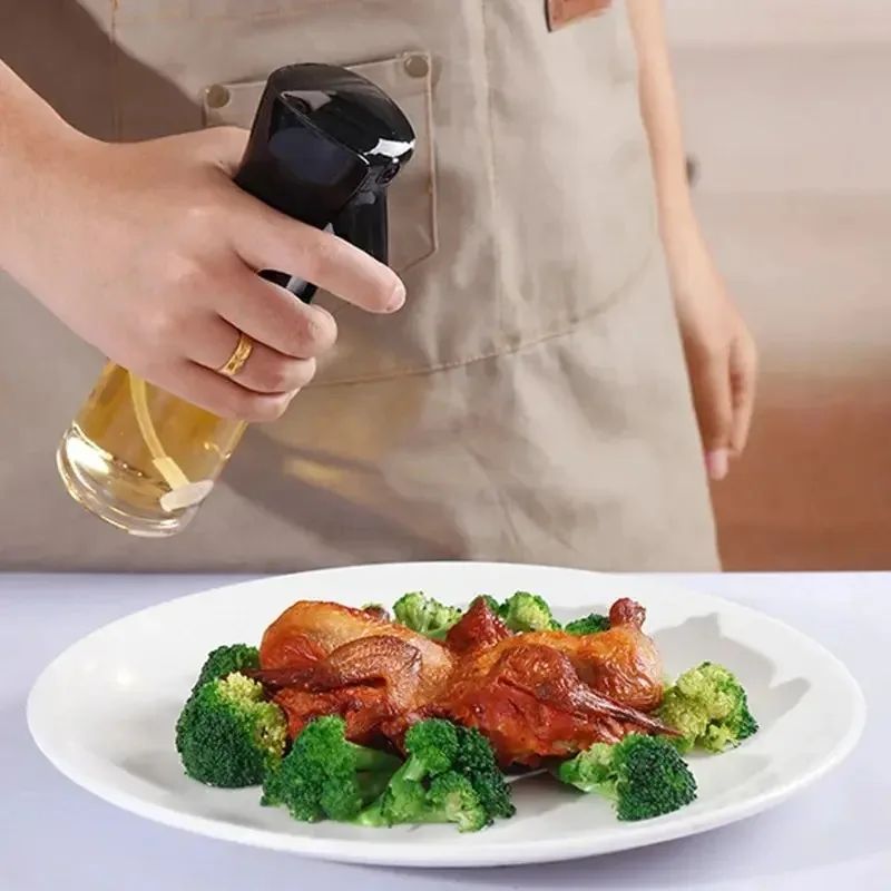 Spray de óleo para cozinhar-dispensador de azeite garrafa spray névoa-reutilizáv
